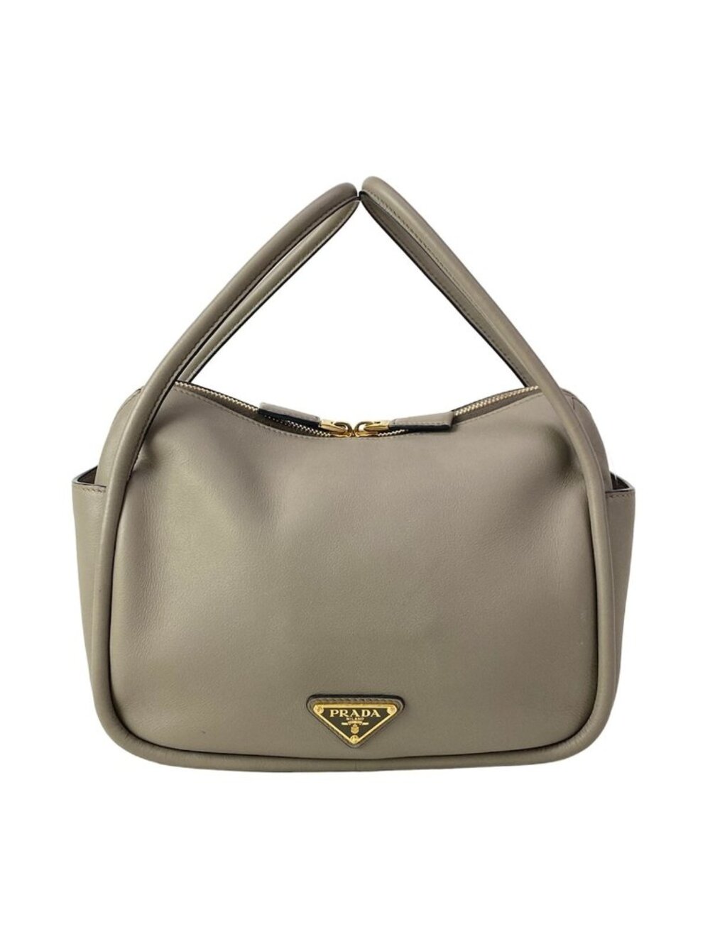 Prada Handbag Darling Gray Leather